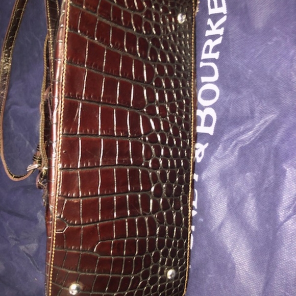 Vintage Dooney & Bourke Handbag & Bonus D&B Vintage Ostrich Leather Bag - Picture 4 of 17